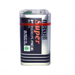 Maxell 9V size Super Heavy Duty 1pcs shrink - 6F22(AB)1P