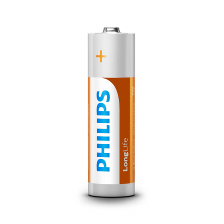 PHILIPS AA Size 1.5V LongLife Zinc Chloride Batteries 2pcs card (R6L2B/97)