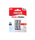 Maxell AA size 1.5V Alkaline Batteries 2-pcs card (LR6(GD)2B)