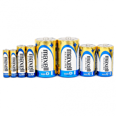 Maxell AA size 1.5V Alkaline Batteries 2-pcs card (LR6(GD)2B)